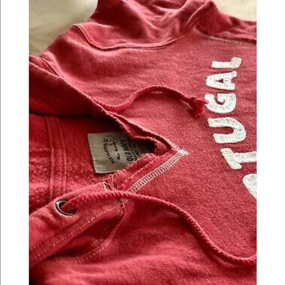 Old Navy PORTUGAL Short Sleeve Hooded Sweatshirt - Picture 5 of 8